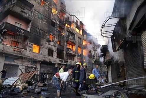 حريق العتبة- تصوير أحمد عبدالجواد